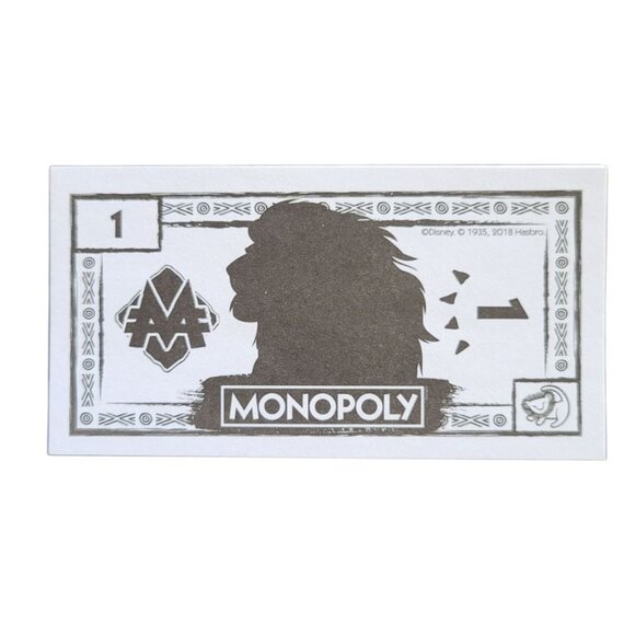 Lion King Monopoly Game Replacement Piece Money Stack Craft Birthday Party Decor - Picture 5 of 6